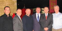 Alexey Kylasov, Vladimir Gerashchenko, Gintas Vileita, Sergey Bubka Jacques Rogge, Vadim Kopylov